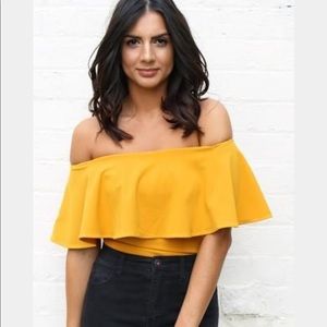 Off the shoulder top